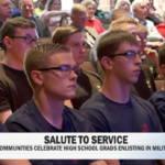 CBS News Spotlight: Communities celebrate high school grads who enlist in the military